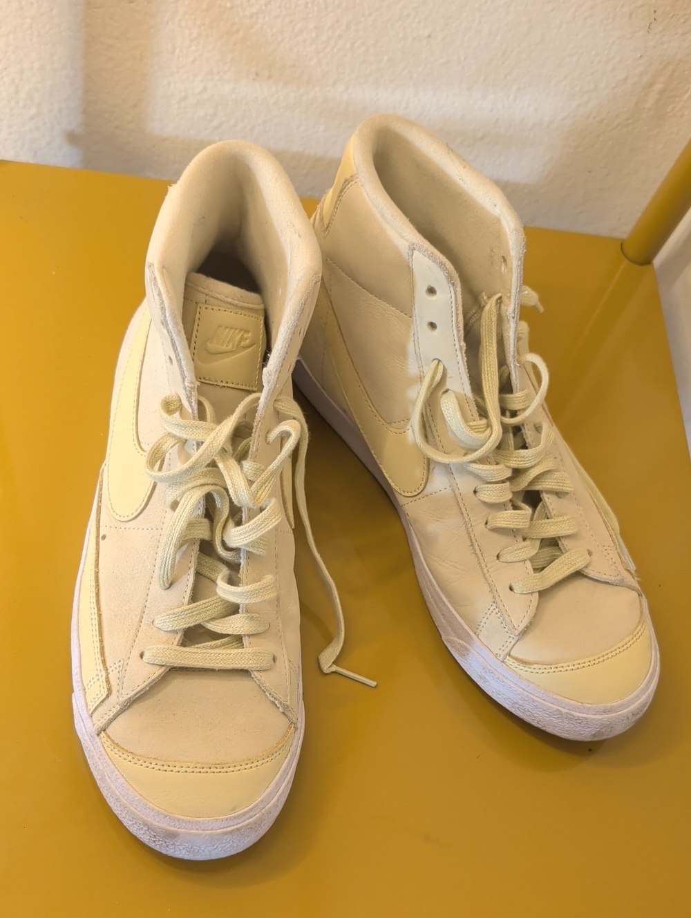 Nike Women’s Mid-Top Sneakers in Yellow